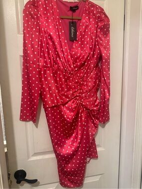 Pink Polka dot dress